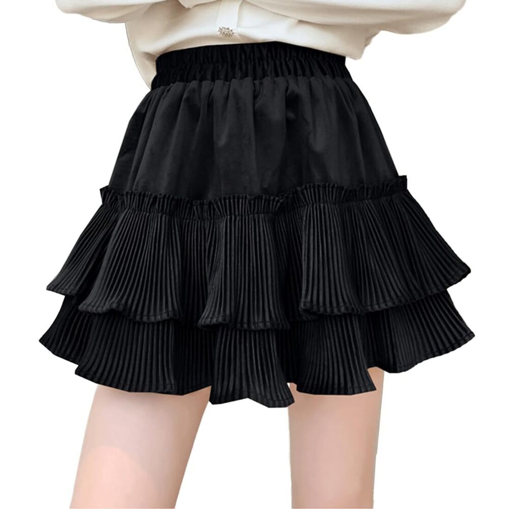 6040 Harajuku Kawaii Style Lolita Goth Fashion Casual Elastic Waist Cute